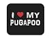 I Love My Pugapoo Mousepad Mouse Pad