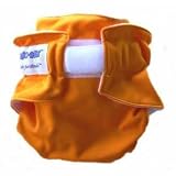 316W4XQoakL. SL160  Baby BeeHinds Magic Alls All In One Cloth Diaper Hook & Loop   Orange Burst Small