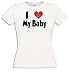 I LOVE My Baby T-Shirt Damen S-XXL