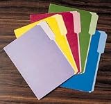 UNIVERSAL PRODUCTS / File folders, 1-ply, top tab, 1/3 cut, letter, assorted colors, 100/box / UNV10506 / Sold as 1 Box / Mfr Part # 10506 \*/ File folders, 1-ply, top tab, 1/3 cut, letter, assorted c