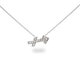 Sterling Silver & CZ Sagittarius Zodiac Pendant