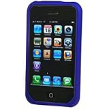 BLUE Hard Plastic Proguard Rubber Rubberized Textured Coated Soft Feel Snap On Case Cover for ATT Cingular iPhone (not 3G)