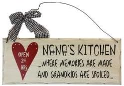 10"x4 Wooden Sign Decor - Nana's Kitchen