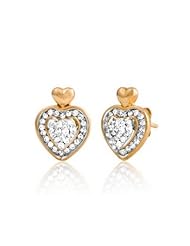 14k YELLOW GOLD WOMENS EARRING LE-1018 DIAMOND 0.55CT TW