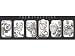 Goalie Mask Evolution 5 x 15 Uniform History Plaque - English