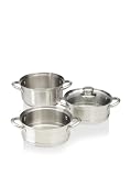 Fagor Stainless-Steel 2-Quart Double Boiler with Steamer Insert
