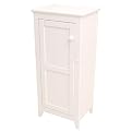 White Single Door Jelly Cabinet