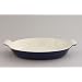 Chasseur Cast Iron Oval Gratin Dish 34 X 21 X 5cm Cobalt Blue