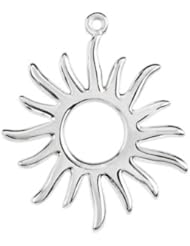 Sterling Silver Tiny Sun Charm