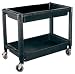 Advanced Tool Design Model  ATD-7016  Plastic Utility Cart With Two Shelves