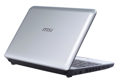 MSI Wind U110-031US 10.1-Inch Silver Netbook - Over 14 Hours of Battery Life