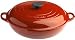 Le Creuset Cast Iron Shallow Casserole, Cerise, 30 cm