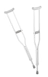 Cosco Ability Care Adult Aluminum Crutches, Silver