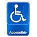 Large Handicapped "Accessible" Sign (06-0831) Category: Retail Signs and Lighting