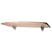 Ara Convex Shelf Kit - Beech/ Silvertone (32x10")