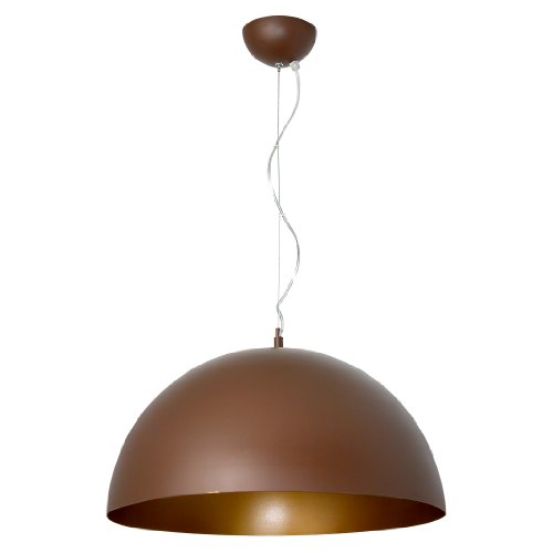 S-Luce V28233/1P52 Proud Pendelleuchte 52 cm, rostbraun / gold Preisvergleich