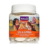 Halo Liv-a-Littles Natural Treats for Dogs and Cats, Freeze-Dried Chicken Breast Protein