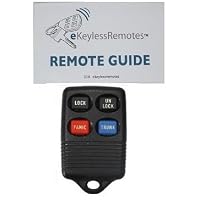 1994-1998 Ford Mustang Keyless Entry Remote Fob Clicker With Do-It-Yourself Programming and eKeylessRemotes Guide