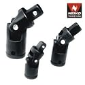 Pro-Quality Heavy Duty 3-Piece Universal Impact Joint Socket Set