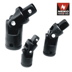 Pro-Quality Heavy Duty 3-Piece Universal Impact Joint Socket Set by Neiko Tools