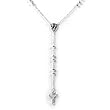 Silver Assorted Rosary Necklaces, - 5MM -Size: 30 Inches Silver Assorted Rosary Necklaces, - 5MM -Size: 30 Inches