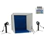 Portable Lighting Studio Ideal For Jewlery, Electronics, Collectables And More For The Fujifilm FinePix IS-1 PRO, S9100, S6000fd, S5700, S5200, S5100, S5000, S3500, S3000, 3800 Digital Cameras
