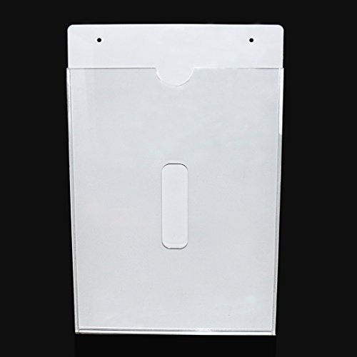 Multiuse Acrylic A4 Sign Holder Wall Mount Paper, File, Document