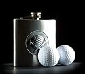 Golf hip flask gift set - great Christmas present