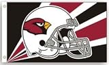 Arizona Cardinals 3'x5' Helmet Design Flag - Football Sports Merchandise