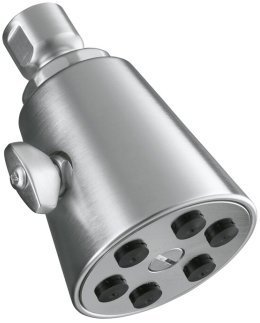 KOHLER K-7351-BV City Club Single-Function Showerhead, Vibrant Brushed Bronze