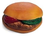 Ethical Hamburger with Tomato and Pickle 3-1/2-Inch Vinyl Dog Toy
