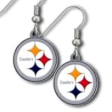 NFL Pittsburgh Steelers Logo Dangling Earrings (Set of 2)
