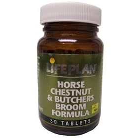 Lifeplan Horse Chestnut & Butchers Broom Formular 30 tablets