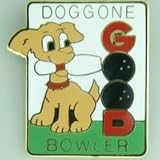 Doggone Good Bowler Lapel Pin