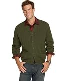 Apparel : Club Room Lambswool Button Front Rib Cardigan Sweater