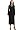 Lesuit Women's Accordion Jacket Skirt Suit, Black, 6