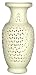 White porcelain cutwork flower vase 'fa ping' with plum blossom design