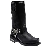 Men's Milwaukee Classic Zip Harness Boots Black