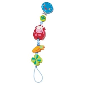 Haba Pacifier Chain Moo & Baa