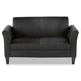 Alera Reception Seating Leather Loveseat