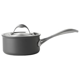 Calphalon One Infused Anodized 1-1 2-Quart Saucepan with Lid by Calphalon