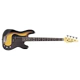 Silvertone SSLB11 Revolver 4 String Bass, Sunburst