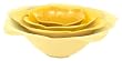 Zak Designs Assorted Yellow 4-Piece Nested Bowl Set