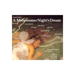 Britten: A Midsummer Night's Dream by Penelope Walker, Benjamin Britten, Richard Hickox, City of London Sinfonia, and James Bowman (Audio CD - 1993)