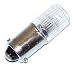 1 watt 105-125 volt T3 Miniature Bayonet (BA9s) Base Eiko Light Bulb