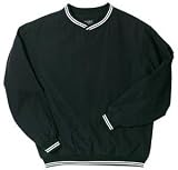 Port Authority Signature - Ultra-soft Microfiber Wind Shirt Black/ White-XS