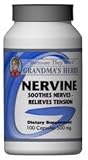 Nervine Herbal Remedy to Soothe Nerves & Tension 100 Capsules 316XX9BJsUL. SL160 Nervine Herbal Remedy to Soothe Nerves & Tension 100 Capsules