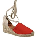 Andre Assous Holiday Red Espadrille (02-520) at Andre Assous