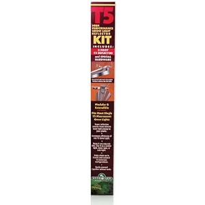 Hydrofarm FLT5HP2 2 foot T5 Light System Reflector, Hardware, T5 Strip, Tube