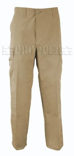 Khaki Poly / Cotton Twill BDU Pants